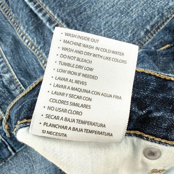 Kancan Finley High-Rise Straight Leg Jeans Relaxed Fit Women’s Size 13/30 Preppy - Picture 7 of 9